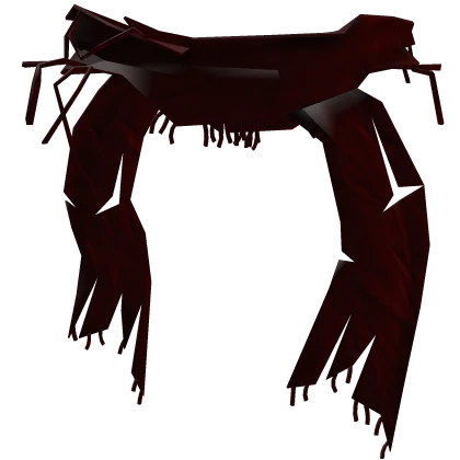 Red Torn Horror Neck Scarf 