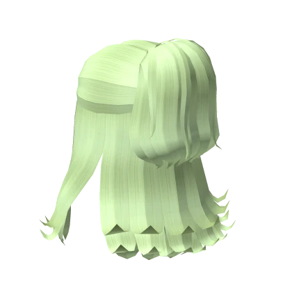 Layered Y2K Hair in Green