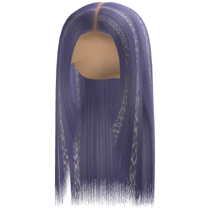 Buss Down Layered Bang [Lavender Cheetah Print]