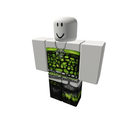 Scene green brat emo mcbling gir rawr zombie fit 