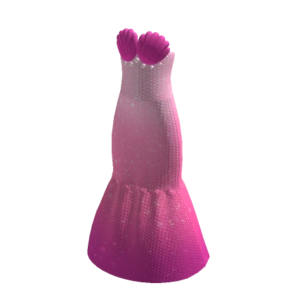 Pink Mermaid Shell Dress