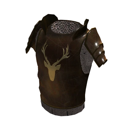 Golden Elk Medieval Chest & Shoulder Armor
