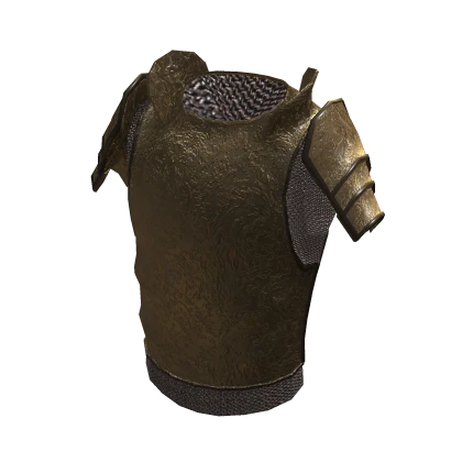 Golden Hero Medieval Chest & Shoulder Armor