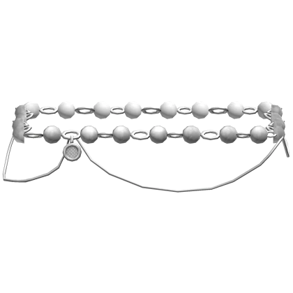 Simple Silver Pearl Waist Chain 3.0