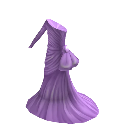 Ruched One-Sleeve Mermaid Gown - Lilac