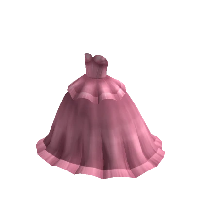 Two-tier Tulle Ballgown - Pink