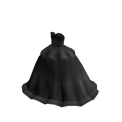 Two-tier Tulle Ballgown - Black