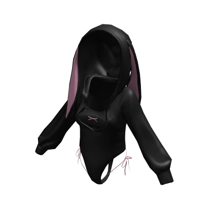 Y2K Rabbit Hoodie BLACK&PINK[JEYS]