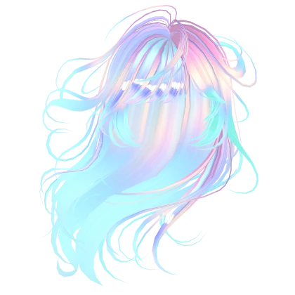 Diamond Crystal Holographic Lush Windy Anime Hair