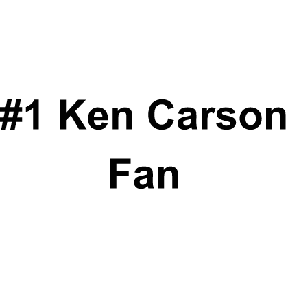 #1 Ken Carson Fan Sign Text