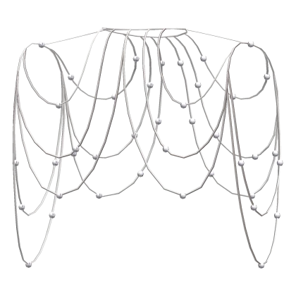 fancy chain on shoulder