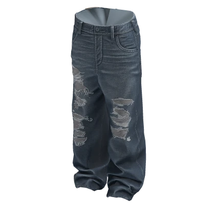 Baggy Ripped Jeans (Medium)
