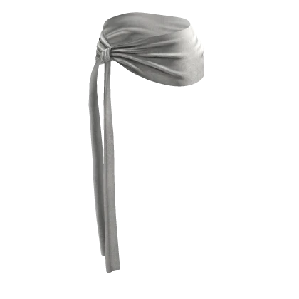 Elegant Waist Wrap Drape (White) 