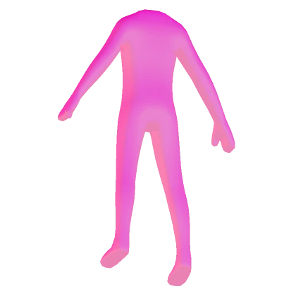 Pink BubbleGum Character Outline Aura