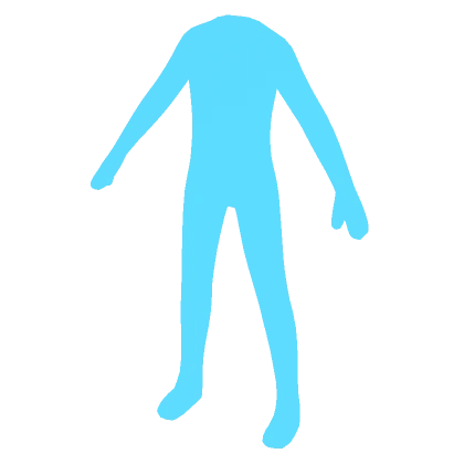 Cyan Blue Character Outline Aura