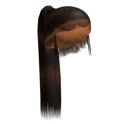 ☆ | Brown Sleek Ponytail w/ Edges
