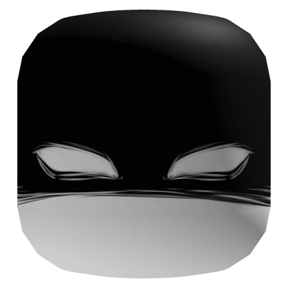 Intimidating Shadowed Glowing Eyes Face - White