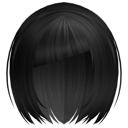 ♱ ┊ emo black short bob punk hair