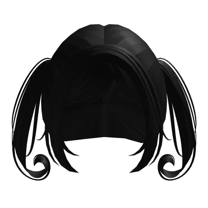 ♡꒰sweet princess pigtails in black꒱