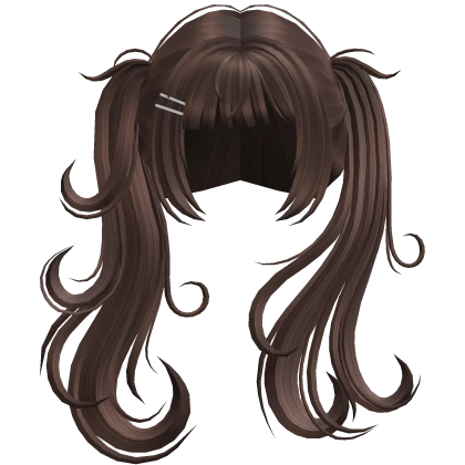 Shoujo Long Windy Pigtails in Brown