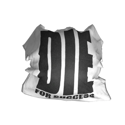 diesel die for success t-shirt on head