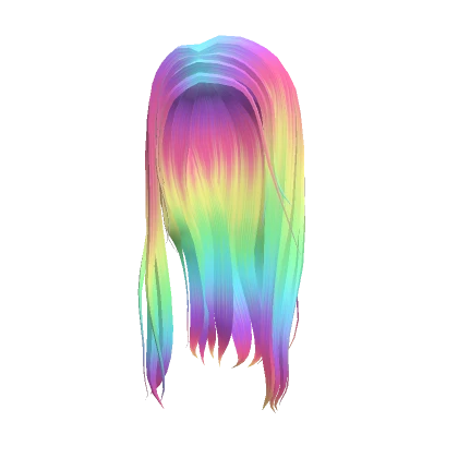 Blossom Straight Hair - Rainbow