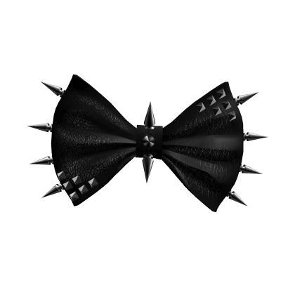 scene emo studded bow