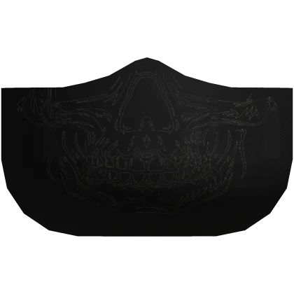 (ANIMATED) Black Skull Mask