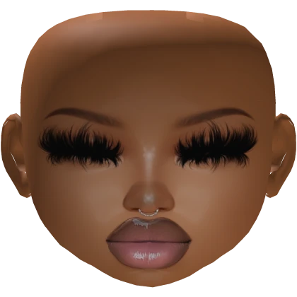 PIERCING BADDIE LASHES MESH MAKEUP GLOSSY LIPS