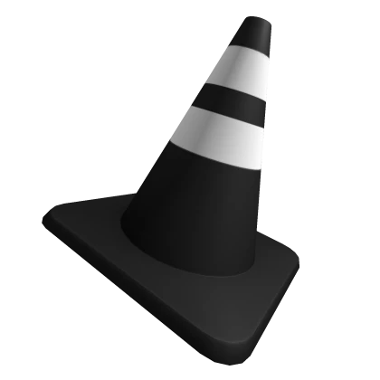 Black Traffic Cone