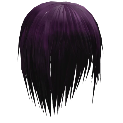 Unkept Long Japanese/Vkei Hair, Violet 