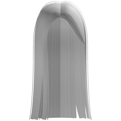 Long White Straight Platine Trendy Girl Hime Hair