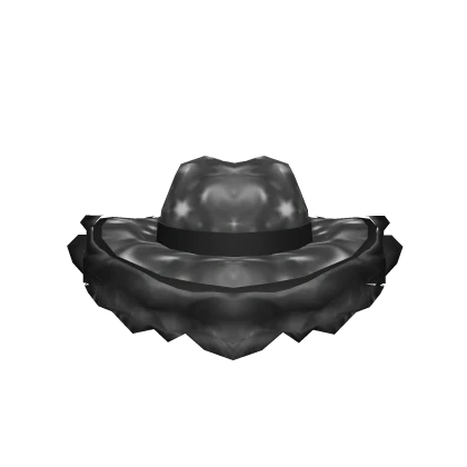 Black Sparkly Cowgirl Hat