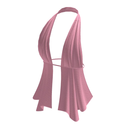 ♡ Pink Pastel Silk Flowy Shirt