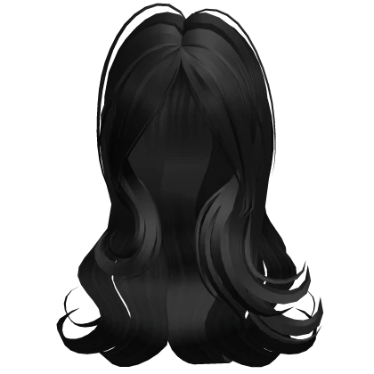 Heavenly Swirly Wavy Curly Hair Black