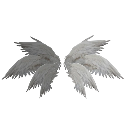 White seraphim angelic angel wings