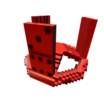 8-Bit Red Domino Crown