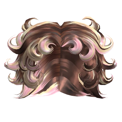 Betty's 19's swirly dollie wig (neapolitan)