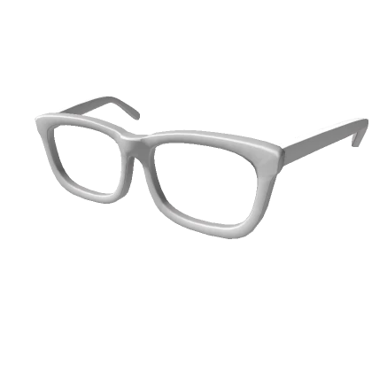 Elegant Nerd Glasses White