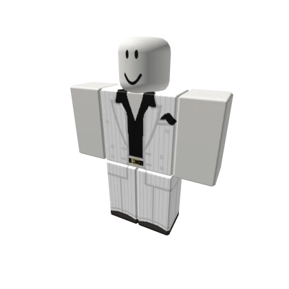 White Discounted Fedora Suit [-]