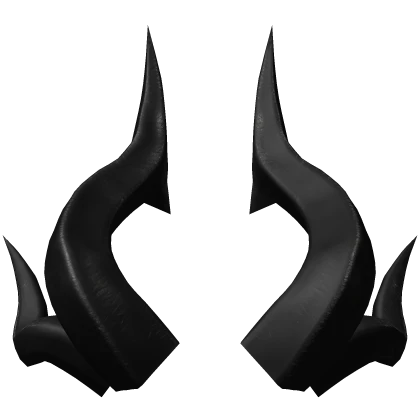Black Dual Horns Of Raphael