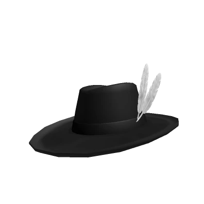 Black Feathers Fedora