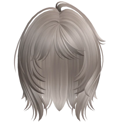 messy layered anime bob (ash)