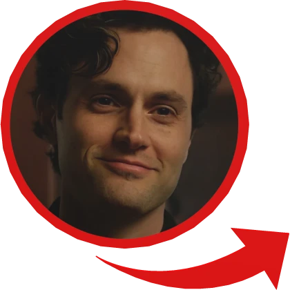 Joe Goldberg Red Circle