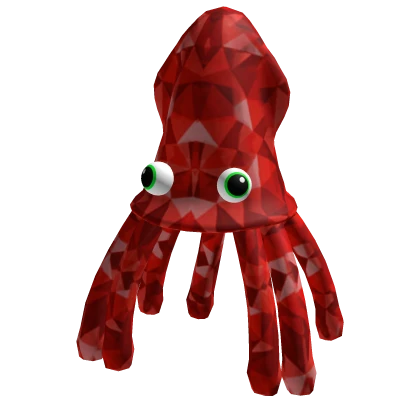 Red Sparkle Squid
