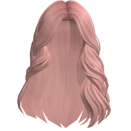 Cutesy Flowy Blow out Hair (Rose Pink)