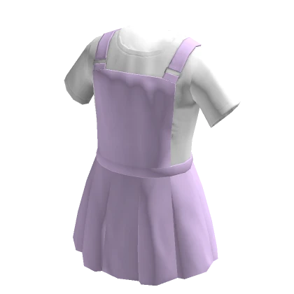 Purple Simple Overall Dress