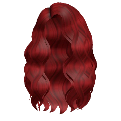 Mermaid Waves in Red