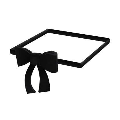 Cute Leg Bow Black L ♥