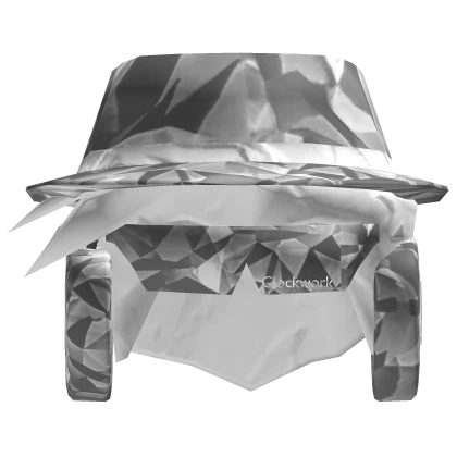 ✅ [PBR] White Hair + Fedora + Headphones + Shade